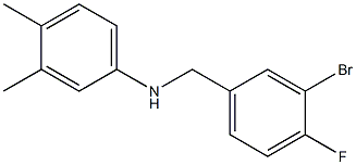 N-[(3-bromo-4-fluorophenyl)methyl]-3,4-dimethylaniline