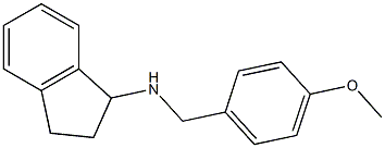  N-[(4-methoxyphenyl)methyl]-2,3-dihydro-1H-inden-1-amine