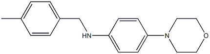  N-[(4-methylphenyl)methyl]-4-(morpholin-4-yl)aniline