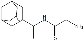 N-[1-(1-adamantyl)ethyl]-2-aminopropanamide Structure