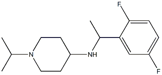 N-[1-(2,5-difluorophenyl)ethyl]-1-(propan-2-yl)piperidin-4-amine Struktur