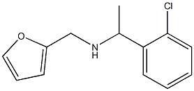 N-[1-(2-chlorophenyl)ethyl]-N-(2-furylmethyl)amine Structure