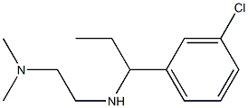N'-[1-(3-chlorophenyl)propyl]-N,N-dimethylethane-1,2-diamine