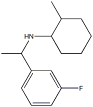 N-[1-(3-fluorophenyl)ethyl]-2-methylcyclohexan-1-amine,,结构式