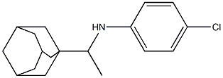 N-[1-(adamantan-1-yl)ethyl]-4-chloroaniline Struktur
