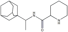 N-[1-(adamantan-1-yl)ethyl]piperidine-2-carboxamide Struktur
