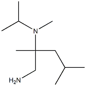 N-[1-(aminomethyl)-1,3-dimethylbutyl]-N-isopropyl-N-methylamine Structure