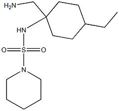 N-[1-(aminomethyl)-4-ethylcyclohexyl]piperidine-1-sulfonamide
