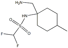 N-[1-(aminomethyl)-4-methylcyclohexyl]difluoromethanesulfonamide Structure