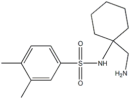 N-[1-(aminomethyl)cyclohexyl]-3,4-dimethylbenzene-1-sulfonamide