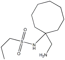 N-[1-(aminomethyl)cyclooctyl]propane-1-sulfonamide