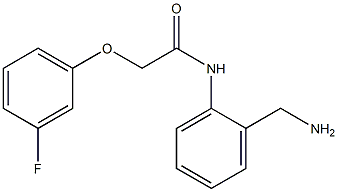 N-[2-(aminomethyl)phenyl]-2-(3-fluorophenoxy)acetamide