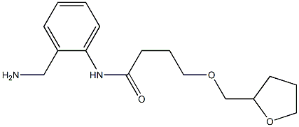 N-[2-(aminomethyl)phenyl]-4-(oxolan-2-ylmethoxy)butanamide