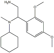 N-[2-amino-1-(2,4-dimethoxyphenyl)ethyl]-N-cyclohexyl-N-methylamine