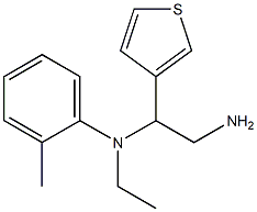  N-[2-amino-1-(thiophen-3-yl)ethyl]-N-ethyl-2-methylaniline