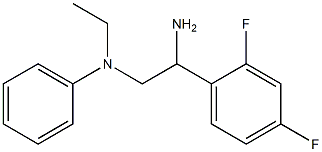 N-[2-amino-2-(2,4-difluorophenyl)ethyl]-N-ethyl-N-phenylamine|