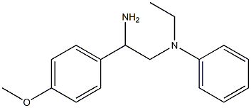  N-[2-amino-2-(4-methoxyphenyl)ethyl]-N-ethyl-N-phenylamine