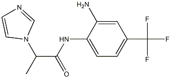 N-[2-amino-4-(trifluoromethyl)phenyl]-2-(1H-imidazol-1-yl)propanamide