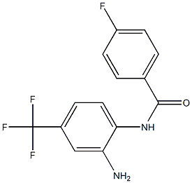 N-[2-amino-4-(trifluoromethyl)phenyl]-4-fluorobenzamide Structure