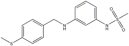 N-[3-({[4-(methylsulfanyl)phenyl]methyl}amino)phenyl]methanesulfonamide
