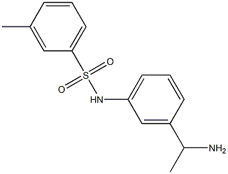 N-[3-(1-aminoethyl)phenyl]-3-methylbenzenesulfonamide