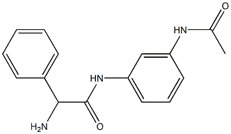 N-[3-(acetylamino)phenyl]-2-amino-2-phenylacetamide