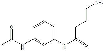 N-[3-(acetylamino)phenyl]-4-aminobutanamide