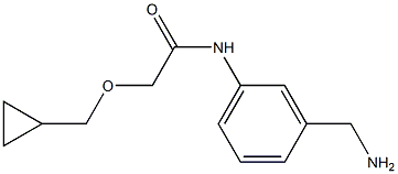N-[3-(aminomethyl)phenyl]-2-(cyclopropylmethoxy)acetamide