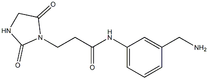 N-[3-(aminomethyl)phenyl]-3-(2,5-dioxoimidazolidin-1-yl)propanamide