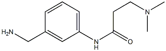 N-[3-(aminomethyl)phenyl]-3-(dimethylamino)propanamide