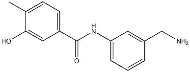 N-[3-(aminomethyl)phenyl]-3-hydroxy-4-methylbenzamide Struktur