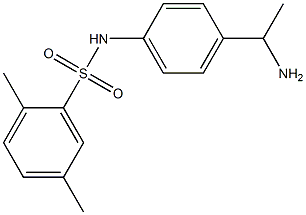 N-[4-(1-aminoethyl)phenyl]-2,5-dimethylbenzene-1-sulfonamide
