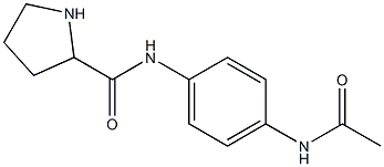 N-[4-(acetylamino)phenyl]pyrrolidine-2-carboxamide