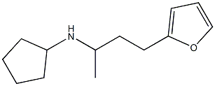  N-[4-(furan-2-yl)butan-2-yl]cyclopentanamine