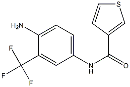 N-[4-amino-3-(trifluoromethyl)phenyl]thiophene-3-carboxamide