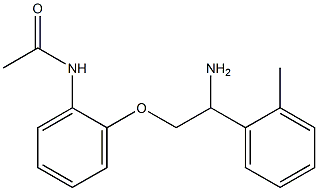 N-{2-[2-amino-2-(2-methylphenyl)ethoxy]phenyl}acetamide