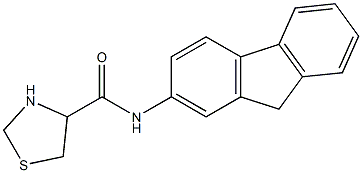  N-9H-fluoren-2-yl-1,3-thiazolidine-4-carboxamide