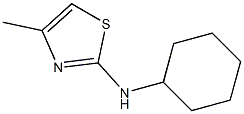 N-cyclohexyl-4-methyl-1,3-thiazol-2-amine Structure