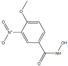 N-hydroxy-4-methoxy-3-nitrobenzamide Struktur