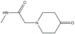 N-methyl-2-(4-oxopiperidin-1-yl)acetamide|