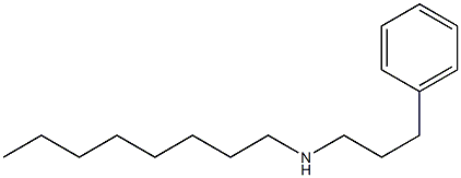 octyl(3-phenylpropyl)amine Structure