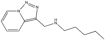 pentyl({[1,2,4]triazolo[3,4-a]pyridin-3-ylmethyl})amine Struktur