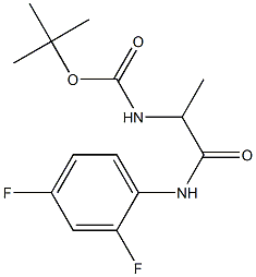 tert-butyl N-{1-[(2,4-difluorophenyl)carbamoyl]ethyl}carbamate