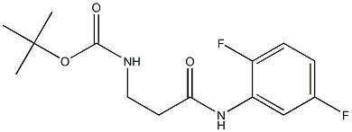 tert-butyl N-{2-[(2,5-difluorophenyl)carbamoyl]ethyl}carbamate