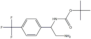tert-butyl N-{2-amino-1-[4-(trifluoromethyl)phenyl]ethyl}carbamate