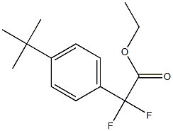 Ethyl (4-tert-Butylphenyl)difluoroacetate Structure