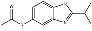 Acetamide,  N-[2-(1-methylethyl)-5-benzoxazolyl]- Struktur