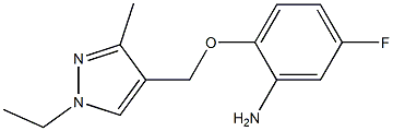 Benzenamine,  2-[(1-ethyl-3-methyl-1H-pyrazol-4-yl)methoxy]-5-fluoro-