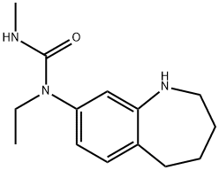Urea,  N-ethyl-N-methyl-N-(2,3,4,5-tetrahydro-1H-1-benzazepin-8-yl)-