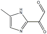 1H-Imidazole-2-acetaldehyde,  5-methyl--alpha--oxo- Structure